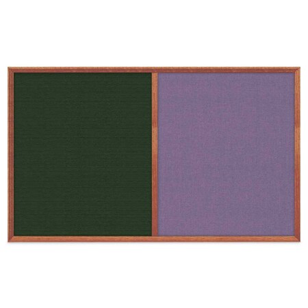 United Visual Products Slim Style Indoor Enclosed Corkboard, 18 UV501SCH-WHITE-PEARL